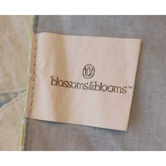 Set Of 6 Blossoms & Blooms Blue Spring Flowers Chicks Bunny Placemats 18”x12.5” - Picture 6 of 6